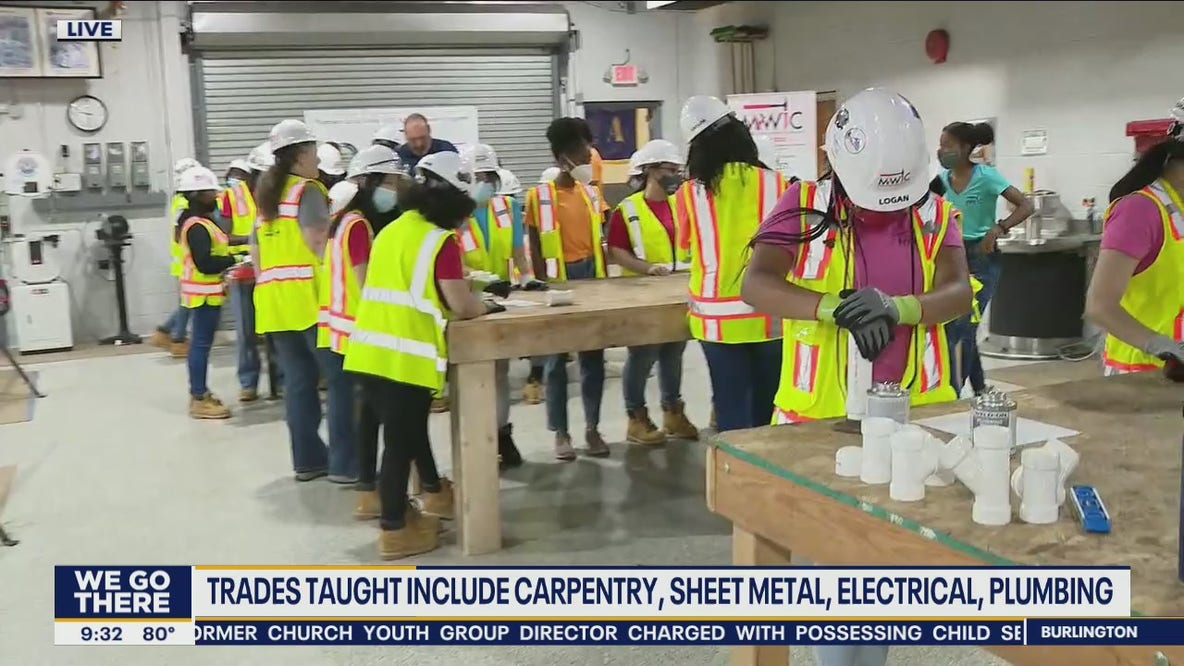 Camp in Northeast Philadelphia teaching girls construction skills